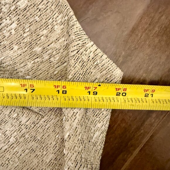 Ann Taylor Sheath Dress Size 16 Metallic Textured Sleeveless Knee Length NEW - Picture 11 of 13